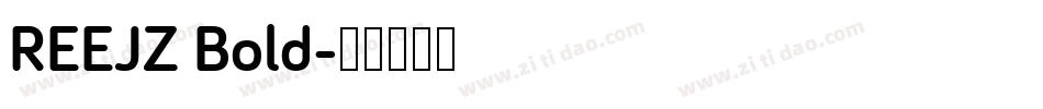 REEJZ Bold字体转换